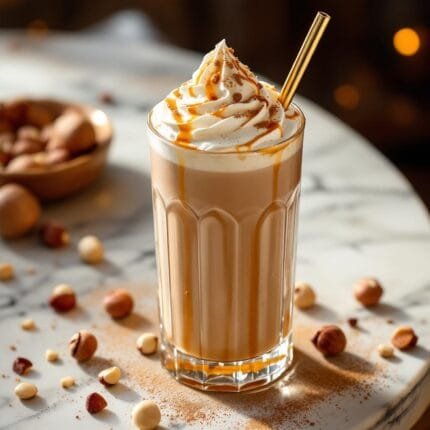 Hazelnut frappe