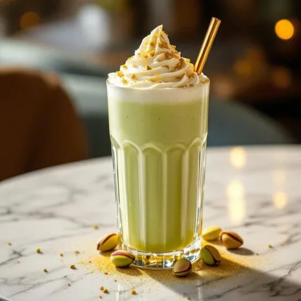 Pistachio frappe