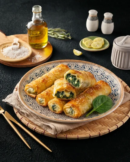 Spinach sambousek