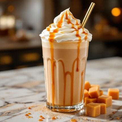 Caramel milkshake